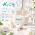 Nuvzqeri™ Stem True Wireless Earbuds - Ivory — product overview