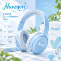 Nuvzqeri™ Wireless Over-Ear Headphones - Sky Blue — product overview