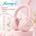 Nuvzqeri™ Wireless Over-Ear Headphones - Blush Pink — product overview